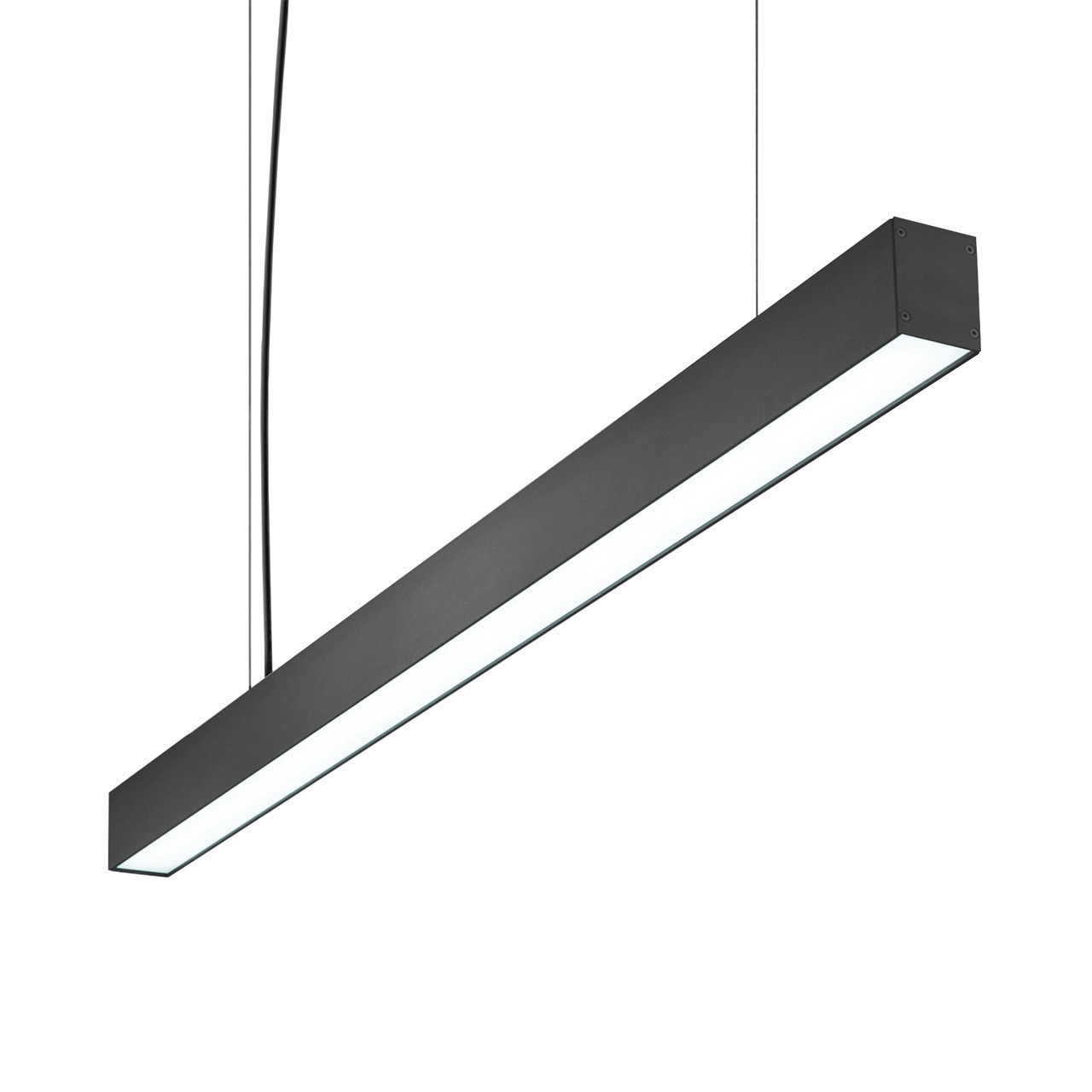ラッセン　スターリット　ラブ　サイズＬ 180 CM Linear Led Aydınlatma Armatürü Lineer Avize (Antrasit)