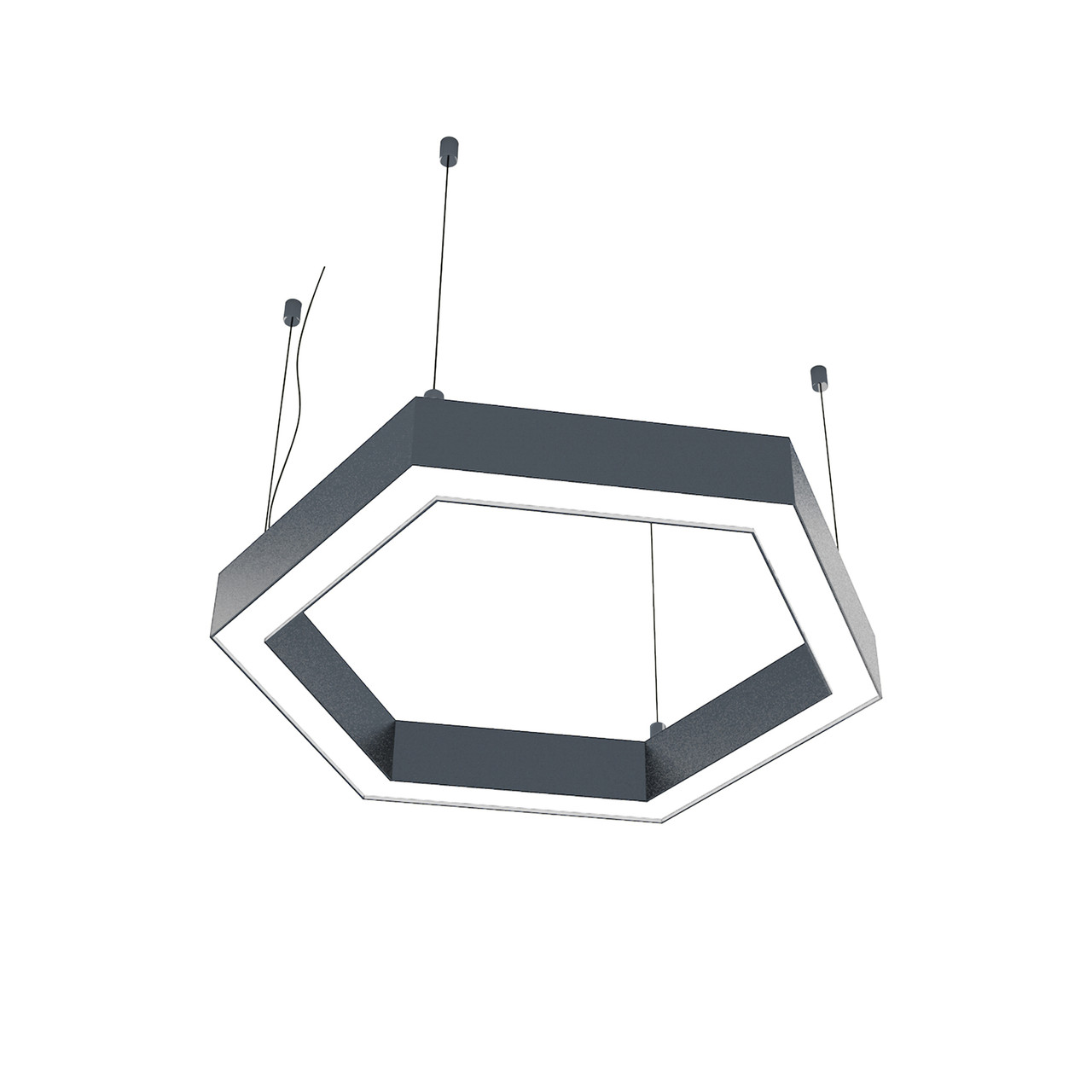 Altıgen Simit Linear Modern Led Avize Lineer Armatür