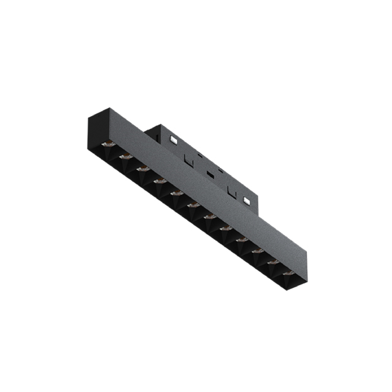 22 CM Magnet Mercekli Linear Led Aydınlatma 12W Siyah