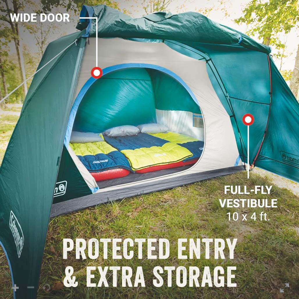 Coleman TOURINGDOME ST テント Coleman Skydome 6-Person Full Fly Tent - 6th Avenue Outfitters Co-op