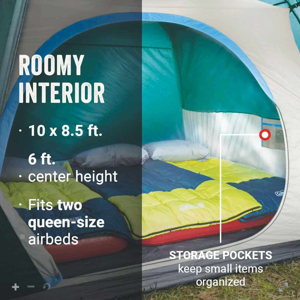 Coleman Skydome 6-Person Full Fly Tent - 6th Avenue Outfitters Co-op