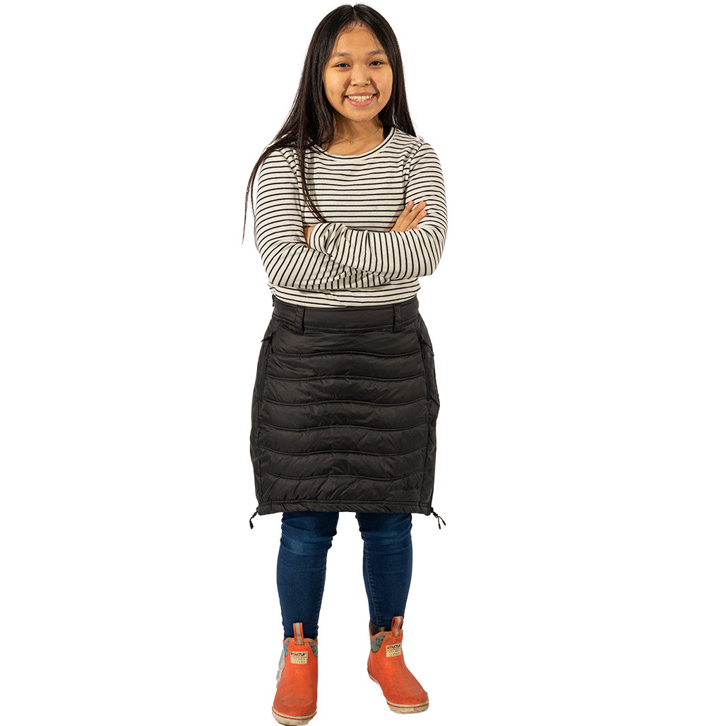 W's Bergen Mid Snow Skirt - Black - 6th Avenue Outfitters Co-op