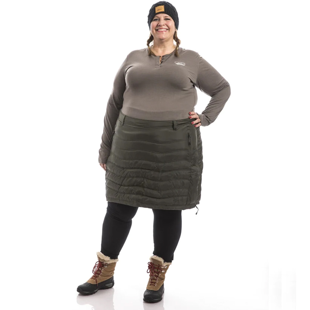 W's Bergen Mid Snow Skirt - Black - 6th Avenue Outfitters Co-op