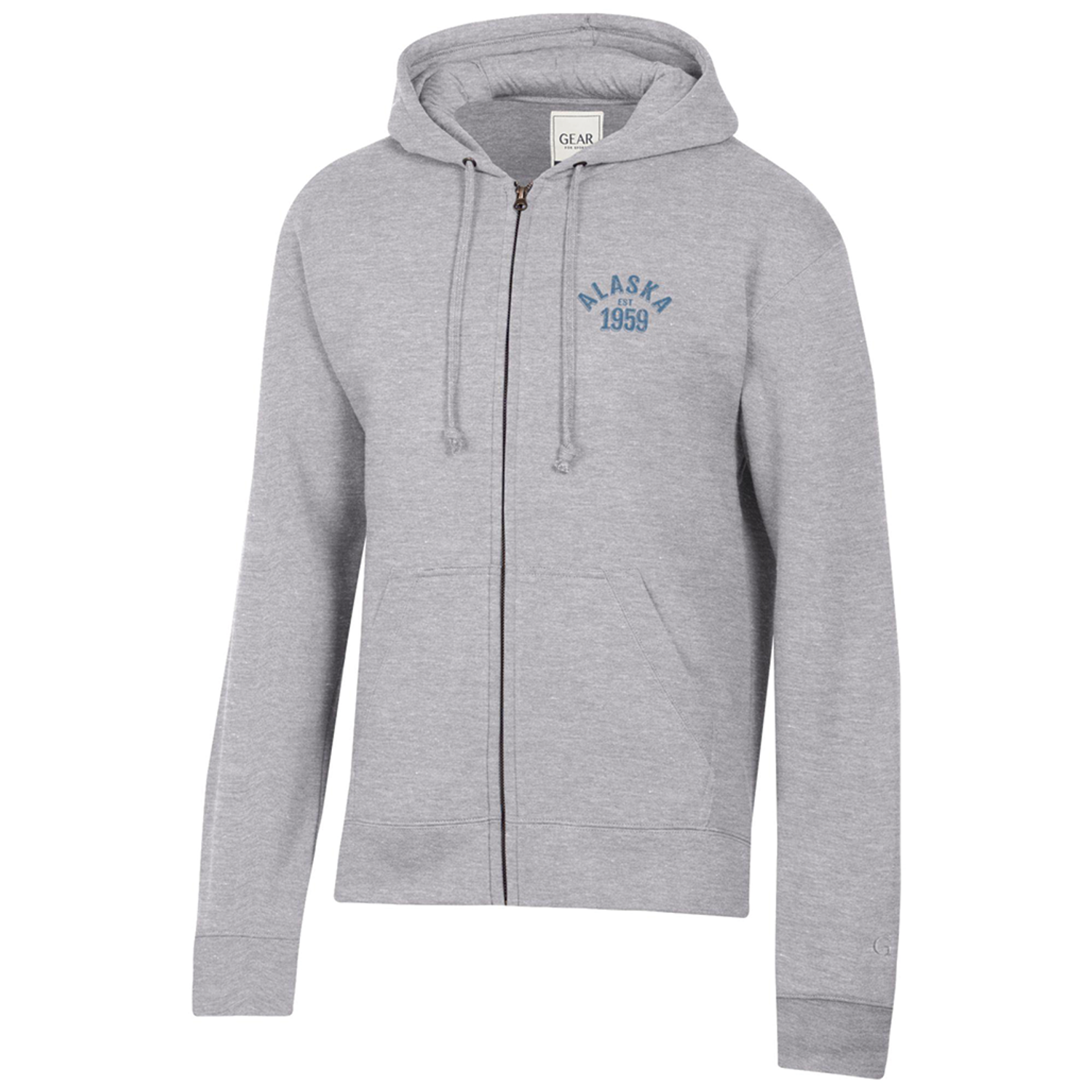 Alaska Cotton Full Zip - Oxford Heather - 6th Avenue