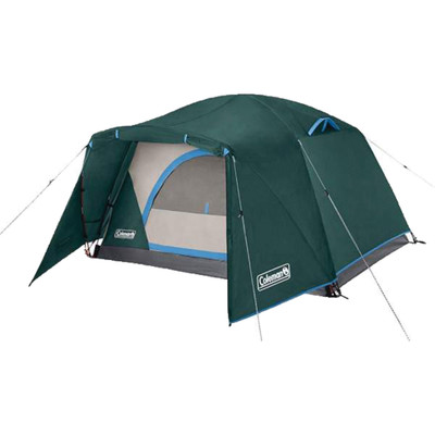 Coleman Sundome 2 Person Tent + Biscayne Big and Tall Sleeping Bag Bundle