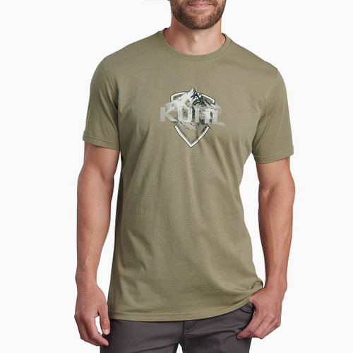 Born in the Mountains T Shirt - Spanish Moss