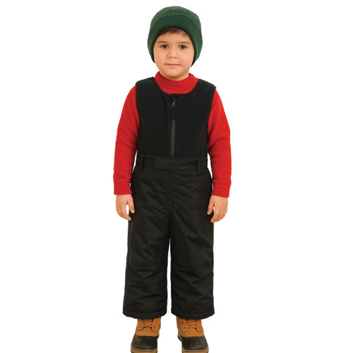 Nimble Fleece Top Bib - Black