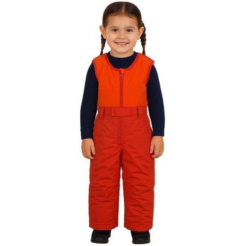 Nimble Fleece Top Bib - Orange
