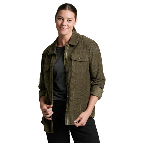Tallula Cord Shirt - Vine