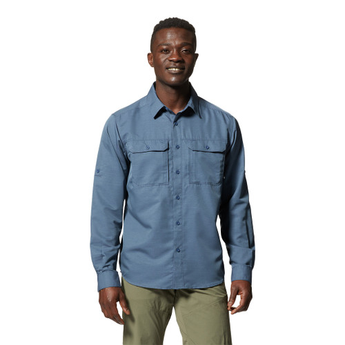Canyon Long Sleeve Shirt - Zinc