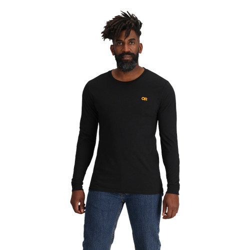 OR Alpine Logo Long Sleeve T-Shirt - Black