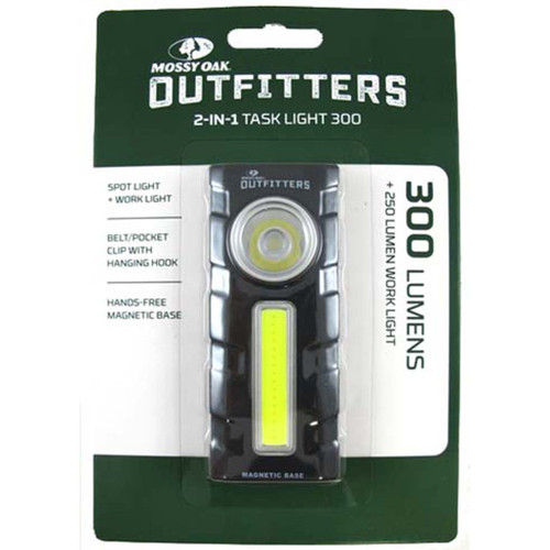 Mossy Oak Outfitters 300 Lumen 2-in-1 Task Light
