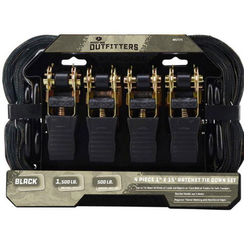 Mossy Oak Ratchet Tie Down Set