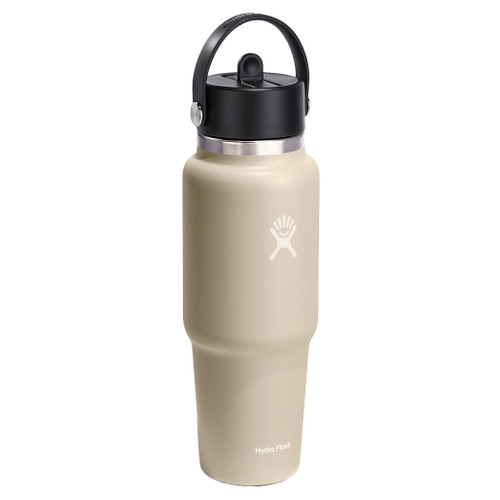 32oz Wide Mouth Flex Straw Travel Bottle - Oat