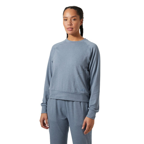 W's Tyri Knit Crew Neck - Washed Navy Melange