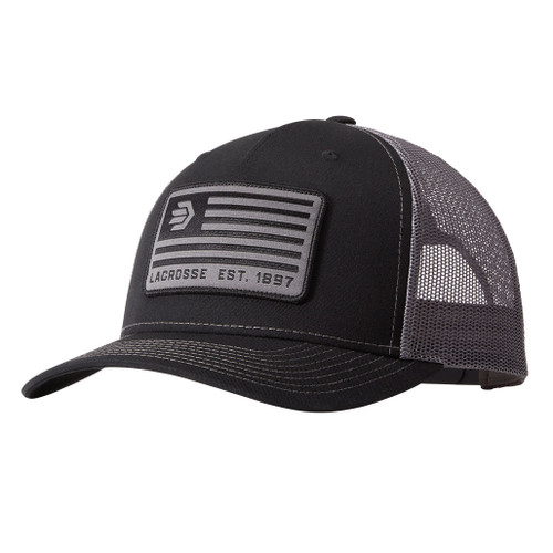 LaCrosse Banner Trucker Hat - Black