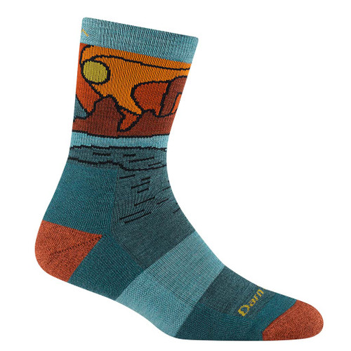 Celeste Micro Crew Socks - Teal