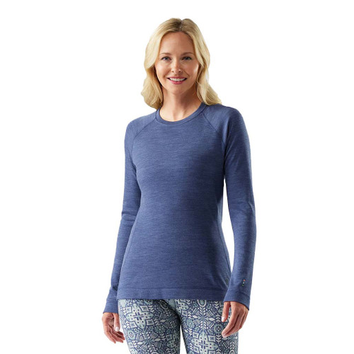 W's Classic Thermal Merino Base Layer Crew - Nightfall Blue