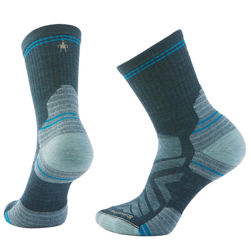 W's Hike Targeted Cushion Mid Crew Socks - Twilight Blue