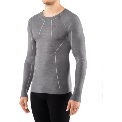 Wool Tech Longsleeve Shirt - Heather Grey