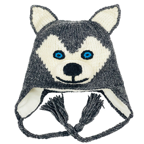 Grey Husky Hat