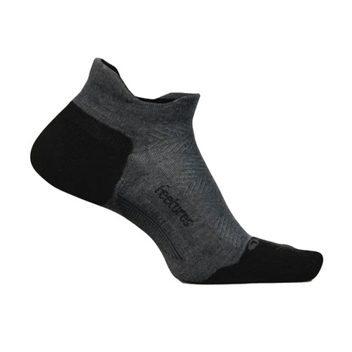 Elite Max Cushion No Show Socks - Gray