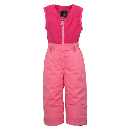 Nimble Fleece Top Bib - Dusty Pink