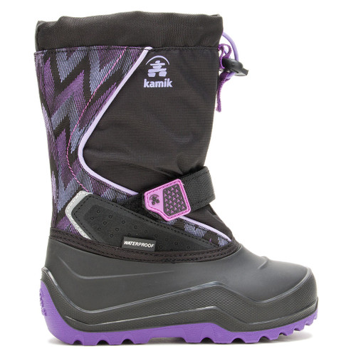 Snowfall -40F Winter Boots - Black Purple