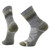 Hike Light Cushion Striped Mid Crew Socks - Ash-Charcoal