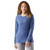 W's Classic All-Season Merino Base Layer Crew - Nightfall Blue