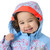 Legend Winter Jacket - Bright Blue Print