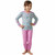 Graphic Lifa Merino Set - Meta Pink