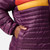 W's Fuego Down Hooded Jacket - Acai Stripes