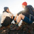 Close Encounters Micro Crew Socks - Charcoal