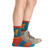 Sal Micro Crew Socks - Lava