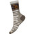 Hike Targeted Cushion Bear Stripe Mid Crew Socks - Ash