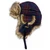 Landry Trapper Hat - Navy Red