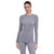 W's Wool Tech Longsleeve Shirt - Heather Grey