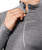 Wool Tech Zip Shirt - Grey-Heath