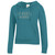 W's Big Cotton Pullover - Aqua Tonic