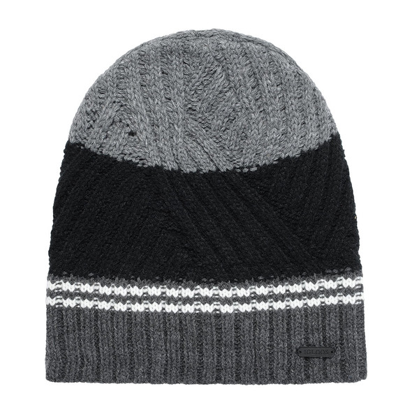 Ribbed Jacquard Beanie