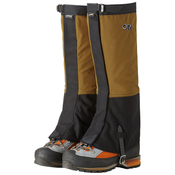 Crocodile Gaiters - Ochre/Black