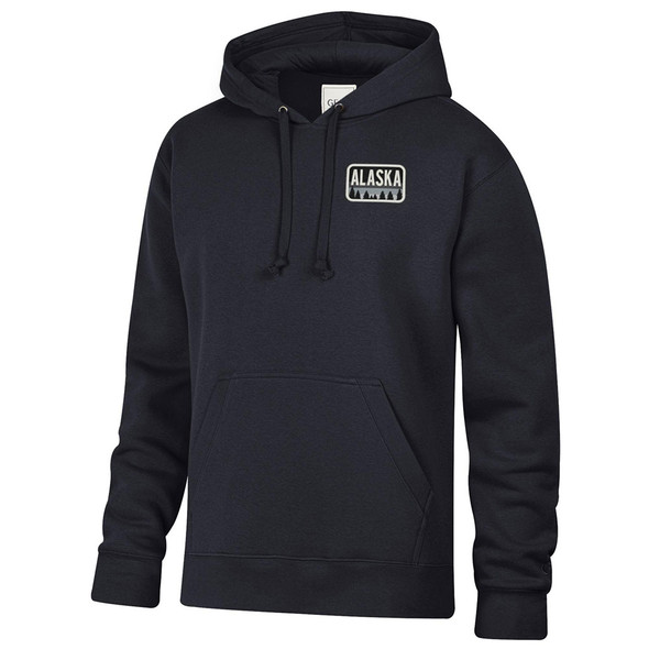 Alaska Cotton Tumbled Hoodie - Black