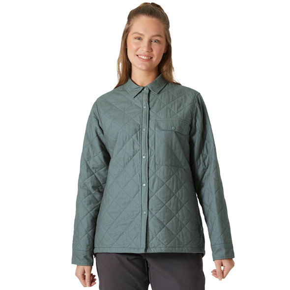 W's Isfjord Insulated Shacket - Grey Cactus W's Isfjord Insulated Shacket - Grey Cactus