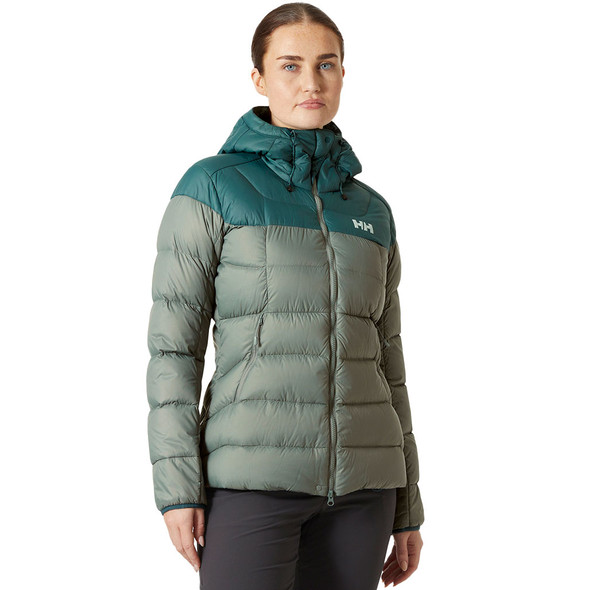 W's Verglas Glacier Down Jacket - Grey Cactus / Dark Creek W's Verglas Glacier Down Jacket - Grey Cactus / Dark Creek