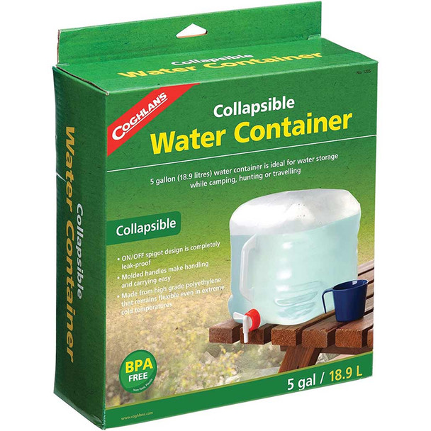 Plastic Collapsible Water Container