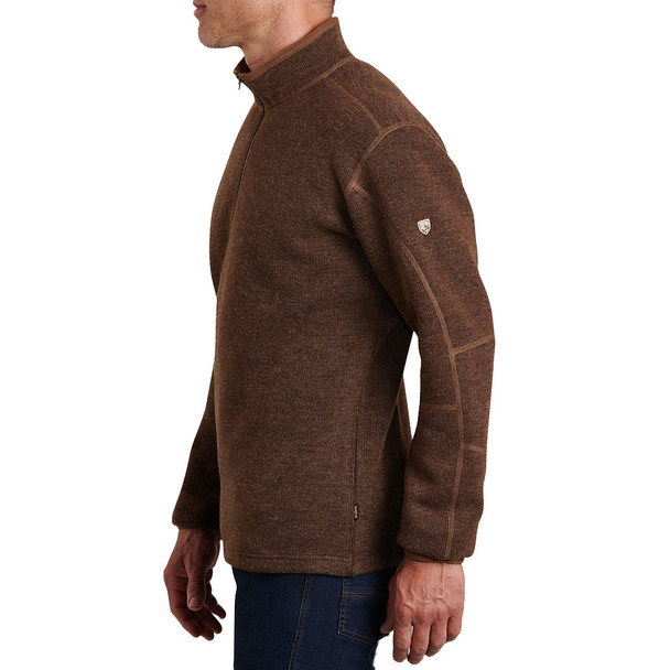 Thor 1/4 Zip Sweater - Dark Khaki