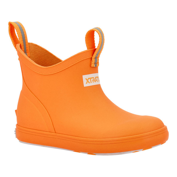 Kid's Ankle Deck Boot - Neon Orange