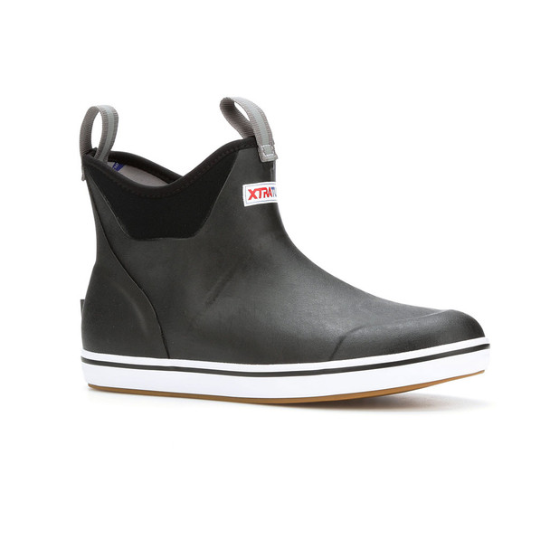 M's Ankle Deck Boots - Black Wide