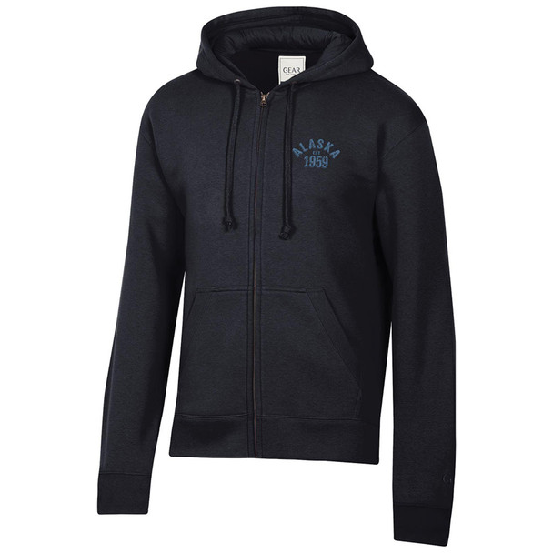 Alaska Cotton Full Zip - Black